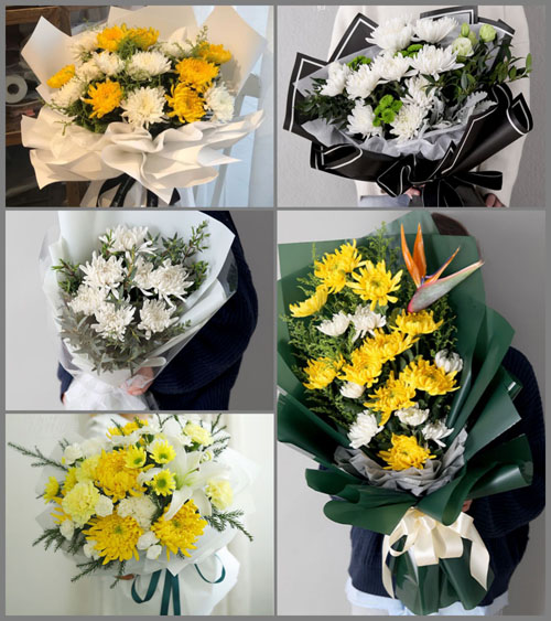 河南开封鼓楼区南苑街道白事花束代送